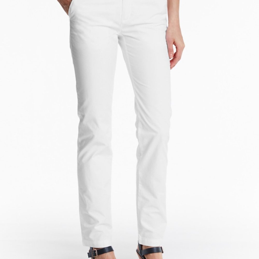 NWOT White Cotton Saltwash Chino Pants